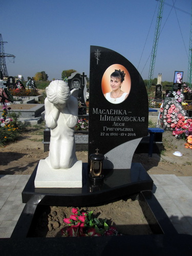 Памятники с ангелами на кладбищах Киева