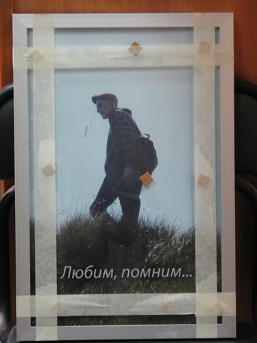 Фото в стекле для памятника