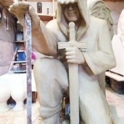 Изготовление ангела на производстве в Киеве, высота 120 см.