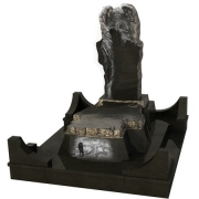 На фото 3д проект ангела на могиле. Создание модели памятника с ангелом. Вариант 3d проекта памятника со скульптурой. Стоимость изготовления 3д проекта в Киеве, от 1200 грн.