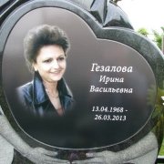 Необычный цветной портрет на памятнике. Размер портрета 60 х 50 см., изготовление в Киеве, срок от 10 дней. Цена ритуального портрета со врезкой в памятник составляет 7 тыс. грн.