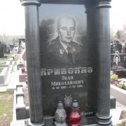 Фото памятника с колоннами. Памятник на одного из габбро, производство элитных памятников из гранита. Изготовить памятник качественно, вам помогут опытные мастера ЧП Прядко в Киеве.
