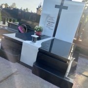 Фото нового памятника на двоих. Размеры согласно проекта.