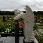 Фото памятника с ангелом на могилу. Создание 3д проекта памятника с ангелом. Купить памятник с ангелом из полимера в Киеве, можно с нашего сайта.