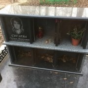 Место в колумбарии Киевского Крематория. Склеп из гранита для всей семьи.
