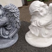 На фото ангел для памятника. Купить скульптуру ангела для памятника - можно с сайта: https://www.prjadko.kiev.ua