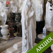 На фото скульптура Богородицы для памятника. Оформление могилы скульптурой Богородицы. Доступная цена статуи Богородицы 10 тыс. грн.