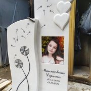 Памятник из мрамора. Изготовление на производстве в Киеве сегодня.