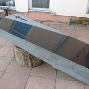 Памятник из рваного камня. Размеры памятника из рваного камня 200 х 70 х 20 см. Доступная цена памятника 20 тыс. грн.