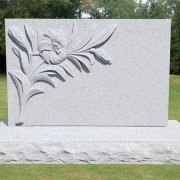 Памятники из белого гранита