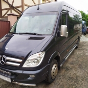 Организация ритуальных перевозок по Украине катафалком Mercedes Benz Sprinter, 15 мест.
