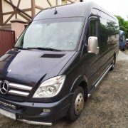 Организация ритуальных перевозок по Украине катафалком Mercedes Benz Sprinter, 15 мест.