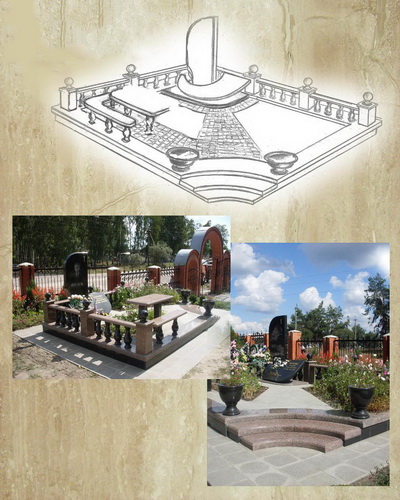 Розробка проекту пам'ятника у ритуальний комплекс