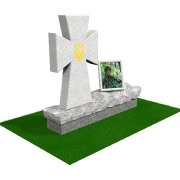 Пам'ятники з білого граніту.7